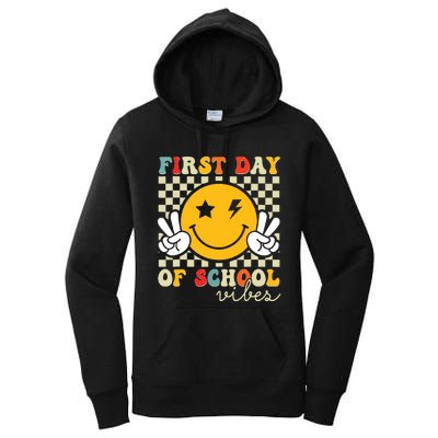 First Day Of School Vibes Back To School Teachers Students Women's Pullover Hoodie