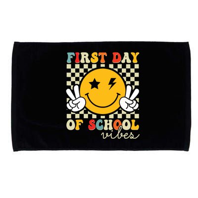 First Day Of School Vibes Back To School Teachers Students Microfiber Hand Towel