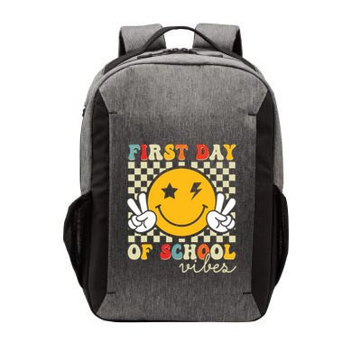 First Day Of School Vibes Back To School Teachers Students Vector Backpack