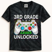 First Day Of 3rd Grade Level Unlocked School Gamer Kids Kids Tie-Dye T-Shirt