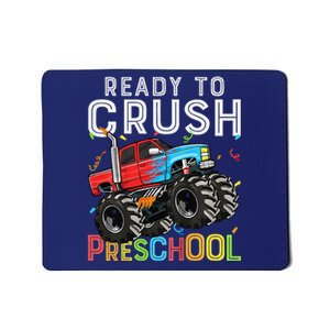 First Day Of Prek Ready To Crush Preschool Monster Truck Mousepad