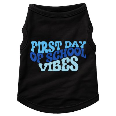 First Day Of School Vibes Doggie Tank