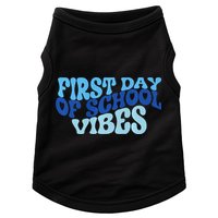 First Day Of School Vibes Doggie Tank