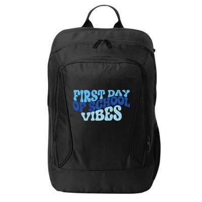 First Day Of School Vibes City Backpack