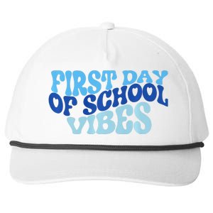 First Day Of School Vibes Snapback Five-Panel Rope Hat