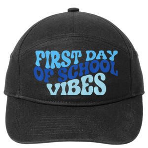 First Day Of School Vibes 7-Panel Snapback Hat