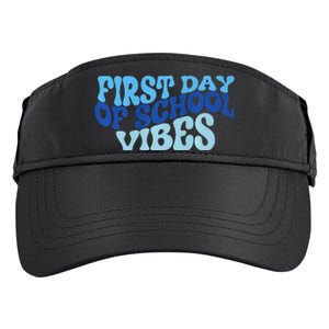 First Day Of School Vibes Adult Drive Performance Visor