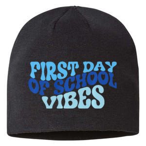 First Day Of School Vibes Sustainable Beanie