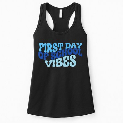 First Day Of School Vibes Womens Tank Top