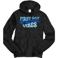 First Day Of School Vibes Tie Dye Hoodie