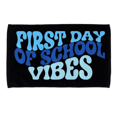 First Day Of School Vibes Microfiber Hand Towel