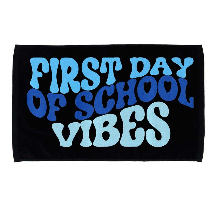 First Day Of School Vibes Microfiber Hand Towel