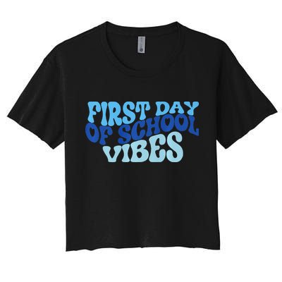 First Day Of School Vibes Crop Top