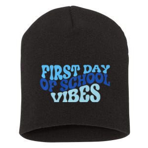 First Day Of School Vibes Short Acrylic Beanie