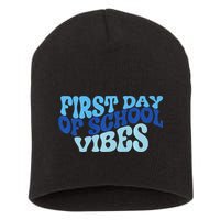 First Day Of School Vibes Short Acrylic Beanie
