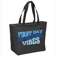 First Day Of School Vibes Zip Tote Bag