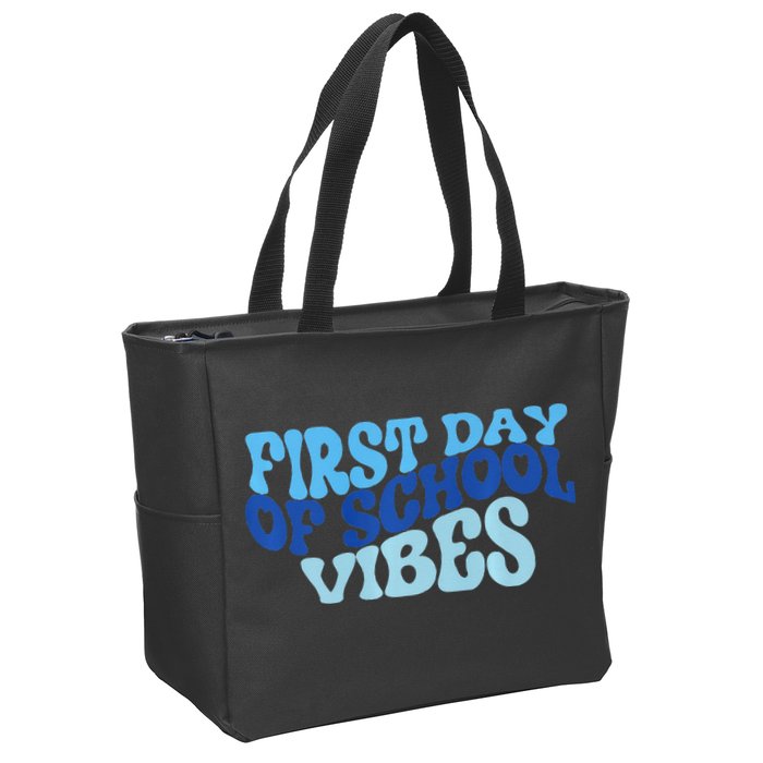 First Day Of School Vibes Zip Tote Bag