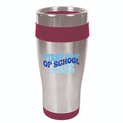 First Day Of School Vibes 16oz Travel Tumbler