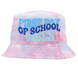 First Day Of School Vibes Tie-Dyed Bucket Hat