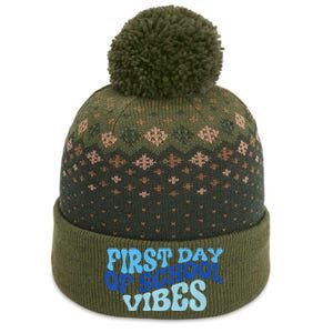 First Day Of School Vibes The Baniff Cuffed Pom Beanie