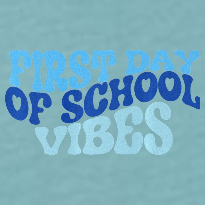 First Day Of School Vibes Sueded Cloud Jersey T-Shirt