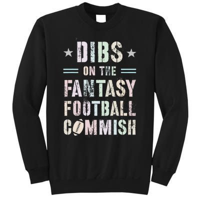 Funny Dibs On The Fantasy Football Commish Game Commissioner Sweatshirt