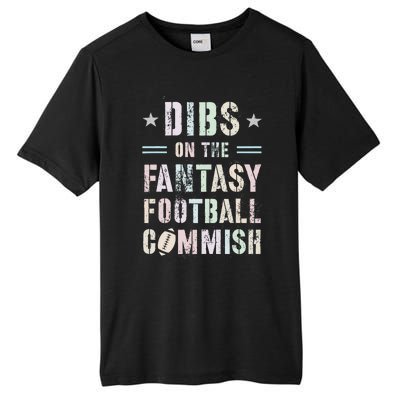 Funny Dibs On The Fantasy Football Commish Game Commissioner Tall Fusion ChromaSoft Performance T-Shirt