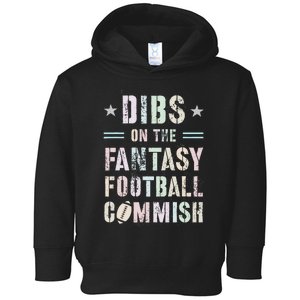 Funny Dibs On The Fantasy Football Commish Game Commissioner Toddler Hoodie