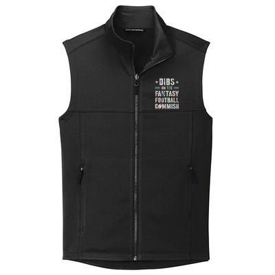 Funny Dibs On The Fantasy Football Commish Game Commissioner Collective Smooth Fleece Vest