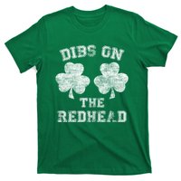 Funny Dibs On The Redhead For St Patricks Day T-Shirt