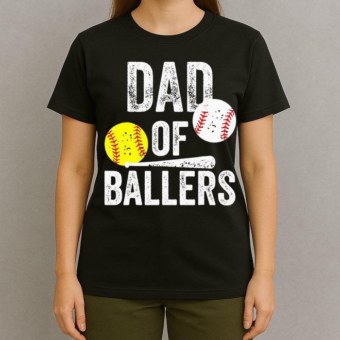 Funny Dad of Baseball and Softball Player T-Shirt
