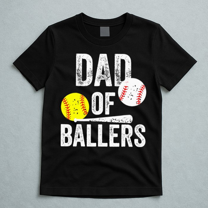 Funny Dad of Baseball and Softball Player T-Shirt