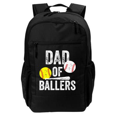 Funny Dad of Baseball and Softball Player Backpack
