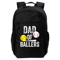 Funny Dad of Baseball and Softball Player Backpack