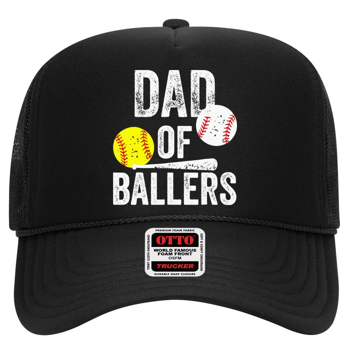 Funny Dad of Baseball and Softball Player Hat
