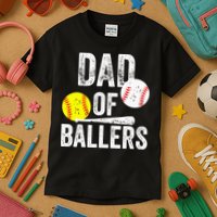 Funny Dad of Baseball and Softball Player Kids T-Shirt
