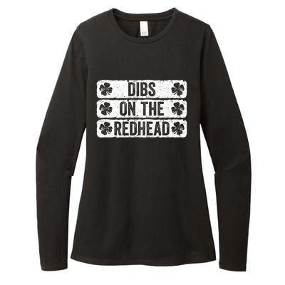 Funny Dibs On The Redhead For St Patricks Day Womens CVC Long Sleeve Shirt