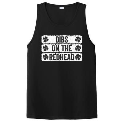 Funny Dibs On The Redhead For St Patricks Day PosiCharge Competitor Tank