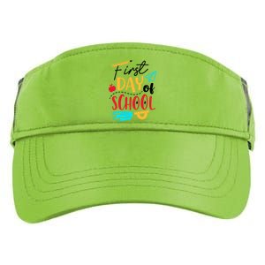 First Day Of School Cute Gift Adult Drive Performance Visor