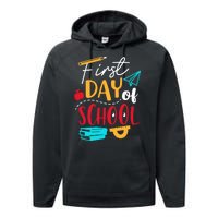 First Day Of School Cute Gift Performance Fleece Hoodie