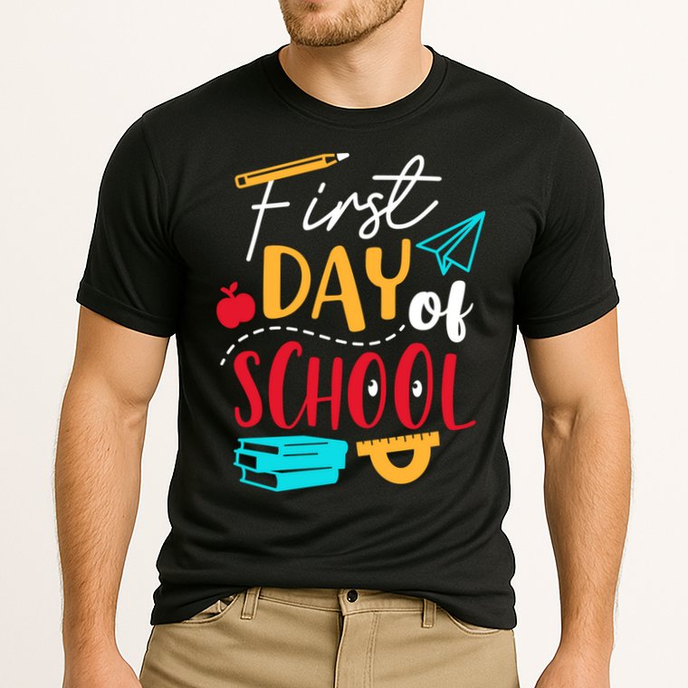 First Day Of School Cute Gift Cooling Performance Crew T-Shirt