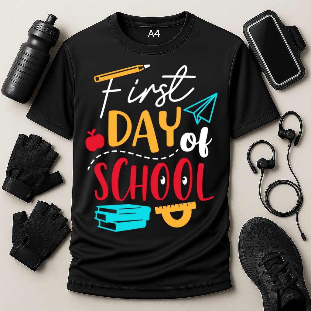 First Day Of School Cute Gift Cooling Performance Crew T-Shirt