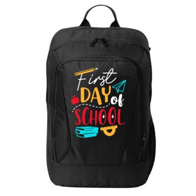 First Day Of School Cute Gift City Backpack