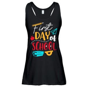 First Day Of School Cute Gift Ladies Essential Flowy Tank