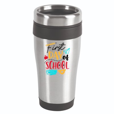 First Day Of School Cute Gift 16oz Travel Tumbler
