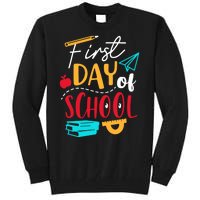 First Day Of School Cute Gift Tall Sweatshirt