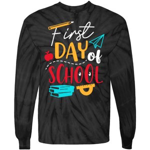 First Day Of School Cute Gift Tie-Dye Long Sleeve Shirt