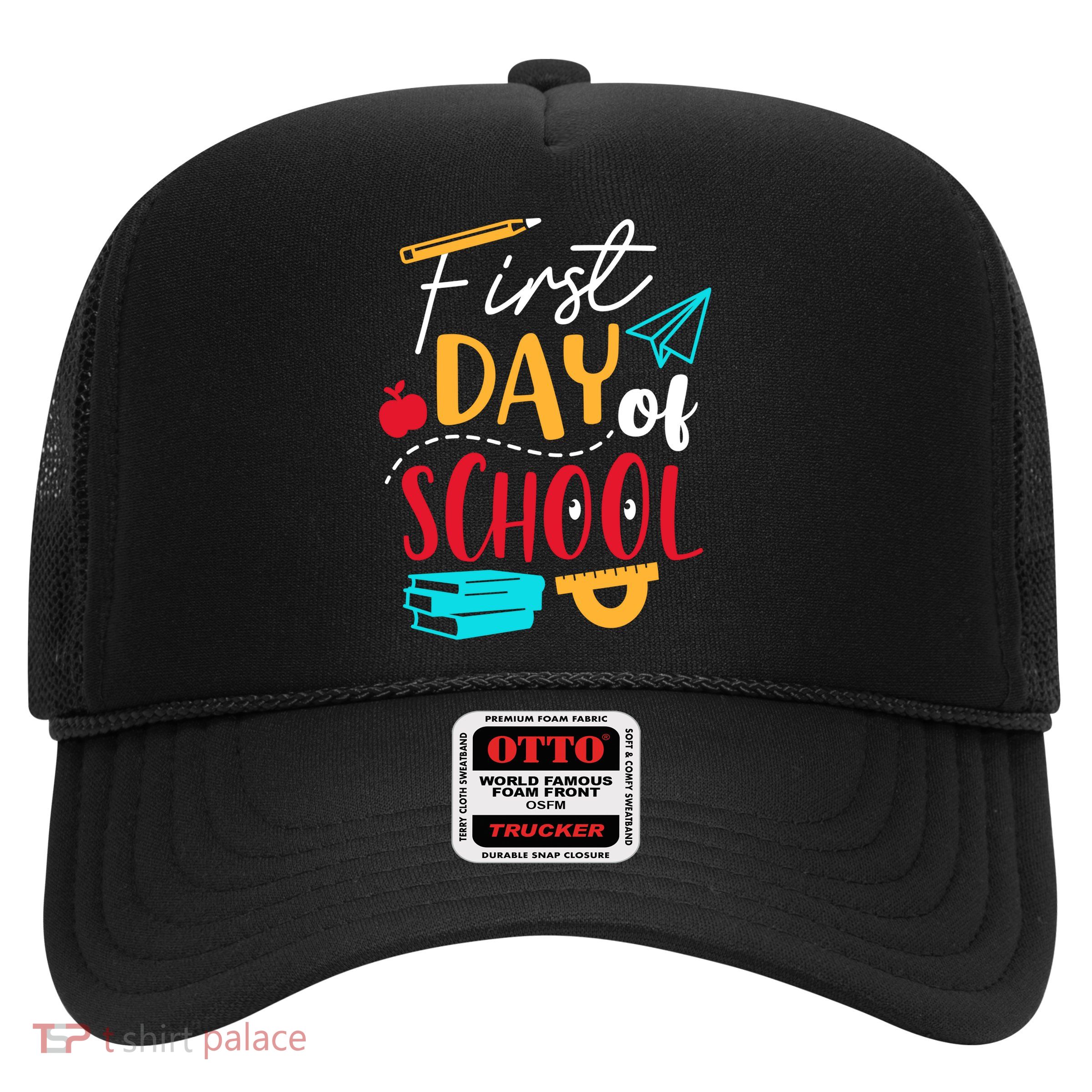 First Day Of School Cute Gift Trucker Hat