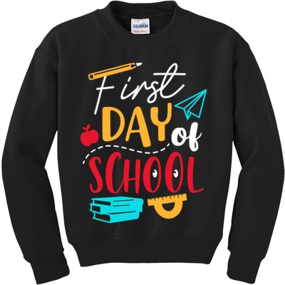 First Day Of School Cute Gift Kids Sweatshirt