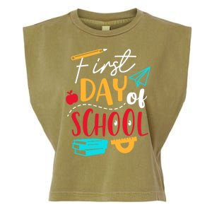 First Day Of School Cute Gift Garment-Dyed Women's Muscle Tee